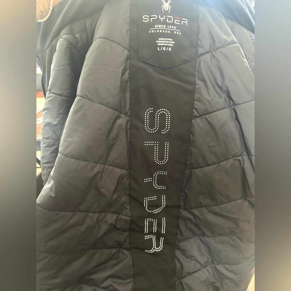 Spyder 3 in One Black and White Lady Jacket - Picture 12 of 16